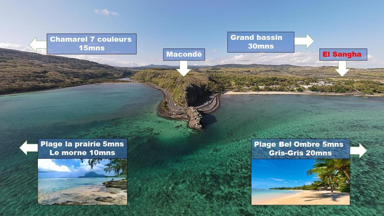 El-Sangha Studio 2Mina Pieds De La Plage De Baie Du Cap Ruisseau Creole Екстериор снимка